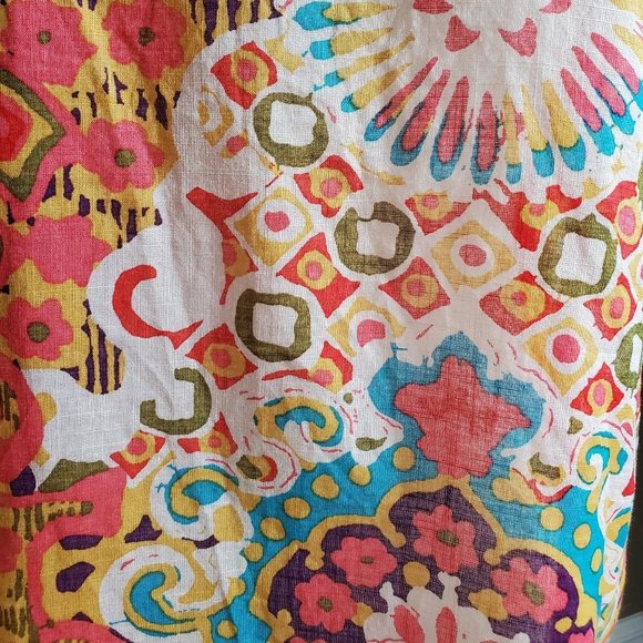 J.Crew Boho Cotton T-Shirt Ribbon, Floral sz 6 - Picture 10 of 11